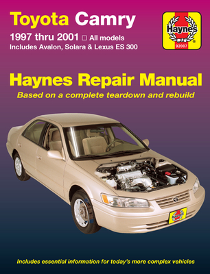 Coperta cărții 'Toyota Camry, Avalon, Solara & Lexus Es 300 1997-01 - J. H. Haynes'