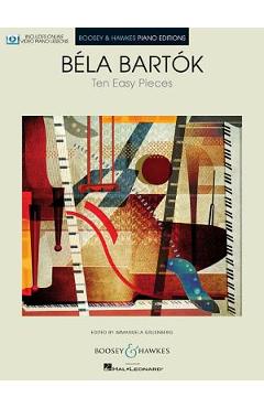 Coperta cărții 'Bartok: Ten Easy Pieces for Piano (Book/Online Media) - Bela Bartok'