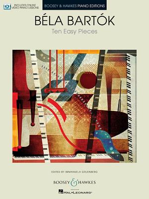 Coperta cărții 'Bartok: Ten Easy Pieces for Piano (Book/Online Media) - Bela Bartok'