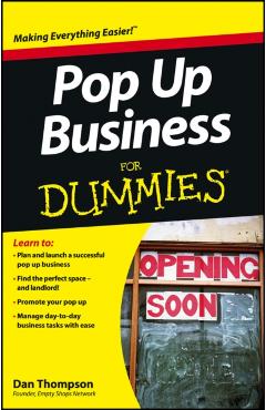 Coperta cărții 'Pop-Up Business for Dummies - Dan Thompson'