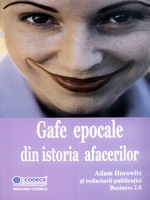 Coperta cărții 'Gafe epocale din istoria afacerilor - Adam Horowitz'