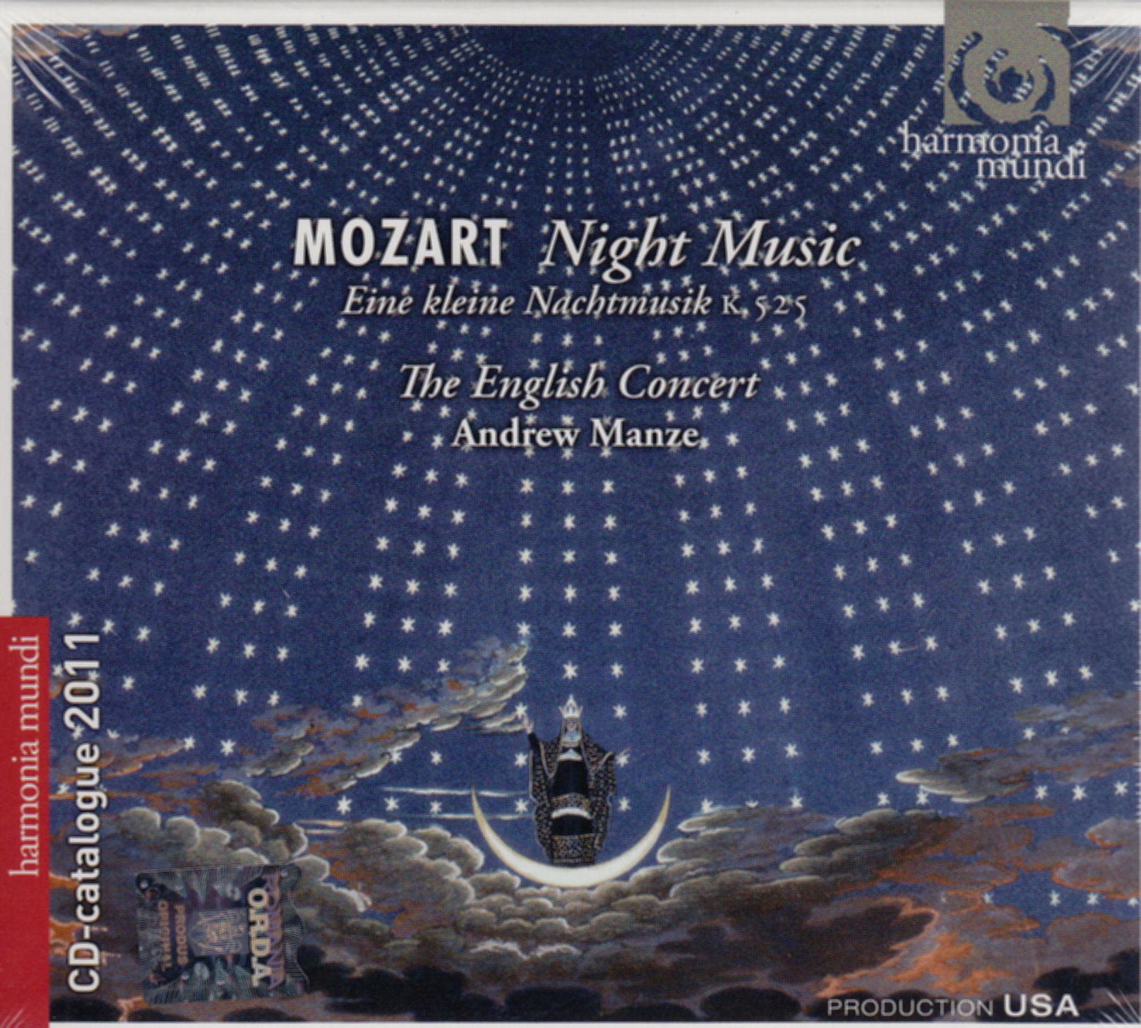Cd Mozart - Night Music,Eine Kleine Nachtmusik K525 - The English Concert