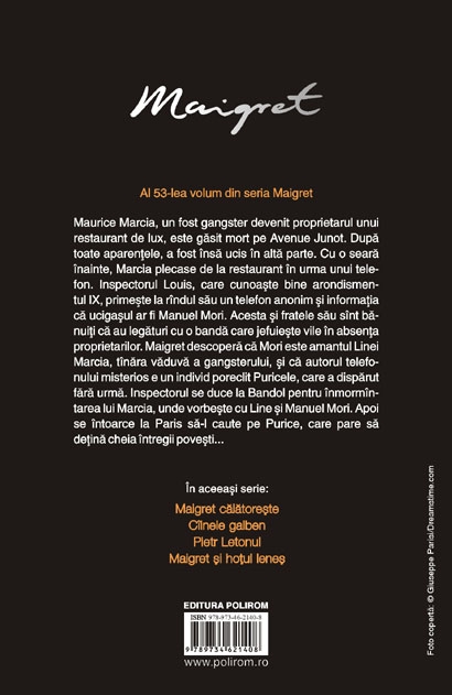 Maigret si informatorul - Georges Simenon