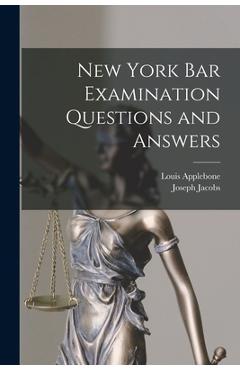 Coperta cărții 'New York bar Examination Questions and Answers - Joseph Jacobs'