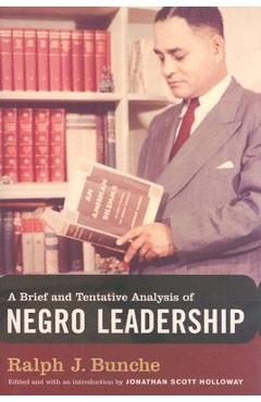 Coperta cărții 'A Brief and Tentative Analysis of Negro Leadership - Ralph J. Bunche'