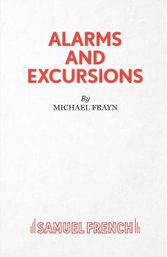Coperta cărții 'Alarms and Excursions - Michale Frayn'