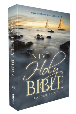 Niv, Holy Bible, Larger Print, Economy Edition, Paperback, Blue, Comfort Print - Zondervan