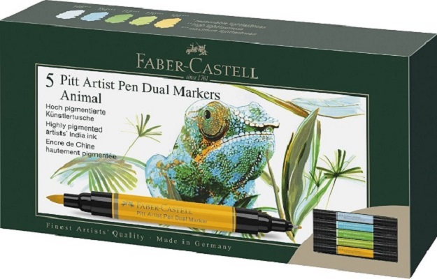 Set 5 linere Pitt Artist: Pen Dual Markers. Animal
