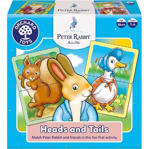 Joc educativ: Heads and Tails 2 in 1. Peter Rabbit