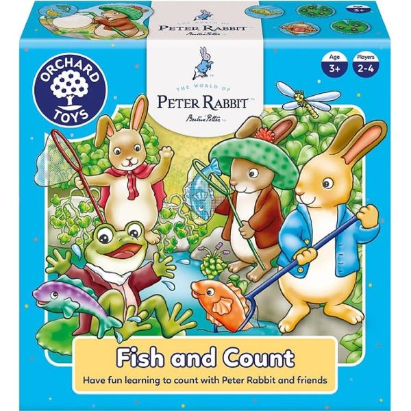 Joc educativ: Fish and Count. Peter Rabbit