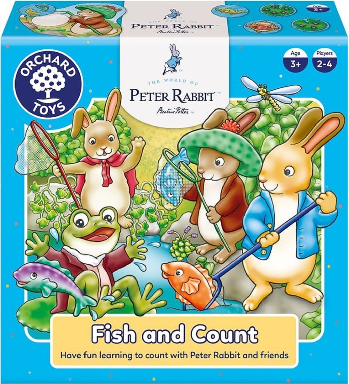 Joc educativ: Fish and Count. Peter Rabbit