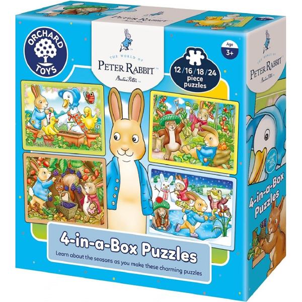 Puzzle 4 in 1: Peter Rabbit