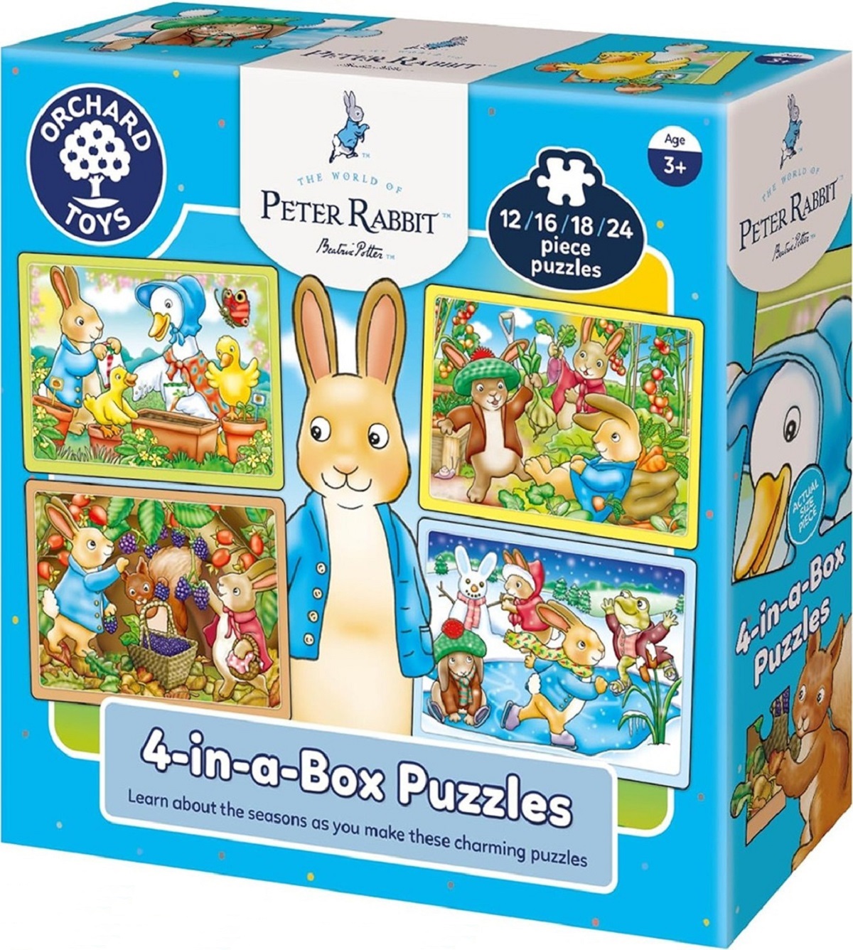 Puzzle 4 in 1: Peter Rabbit