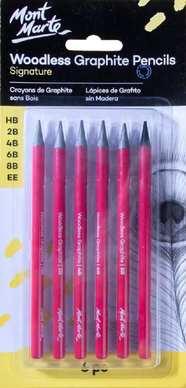 Set 6 creioane Grafit