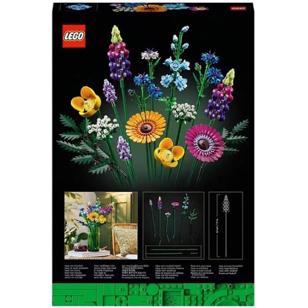 Lego Icons. Buchet de flori de camp