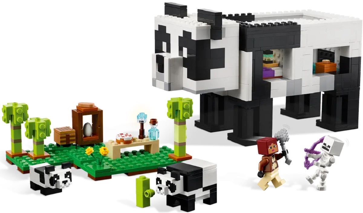 Lego Minecraft. Refugiul ursilor panda