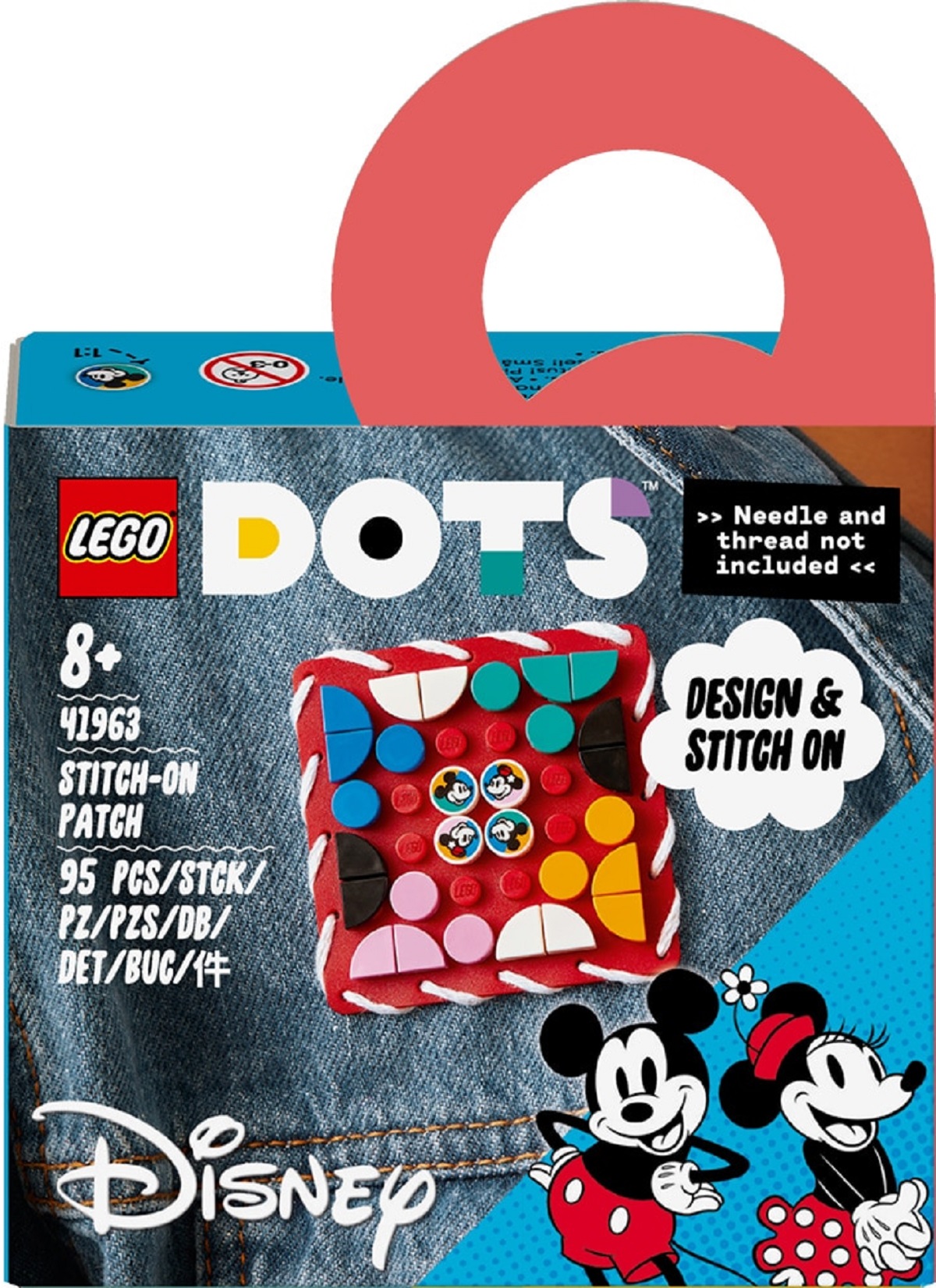 Lego Dots. Patch Mickey Mouse si Minnie Mouse