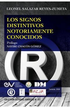 Coperta cărții 'Los Signos Distintivos Notoriamente Conocidos - Leonel Salazar Reyes-zumeta'