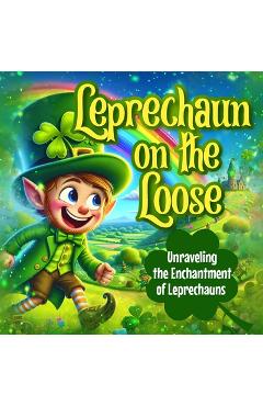 Coperta cărții 'Leprechaun on the Loose: Unraveling the Enchantment of Leprechauns: St Patricks Day Book for Kids - Sarah Chan'