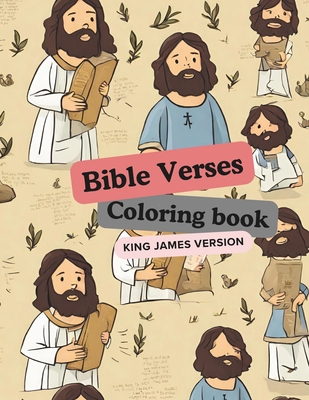Bible Verse Coloring Book for Kids KJV: 26 Short & Inspirational King James Bible Verses and Christian Images with description for kids to Color - Akram Belhaj