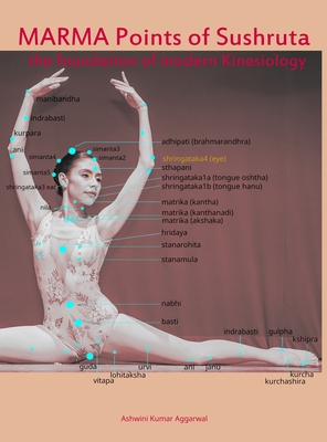 Coperta cărții 'Marma Points of Sushruta the foundation of Modern Kinesiology - Ashwini Kumar Aggarwal'