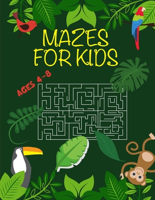 Mazes for Kids: Activity book for Puzzles, and Problem-Solving, Ages 4-8 - Mk El Nadi