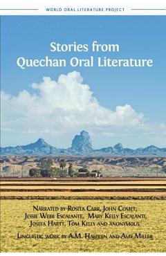 Coperta cărții 'Stories from Quechan Oral Literature - A. M. Halpern'