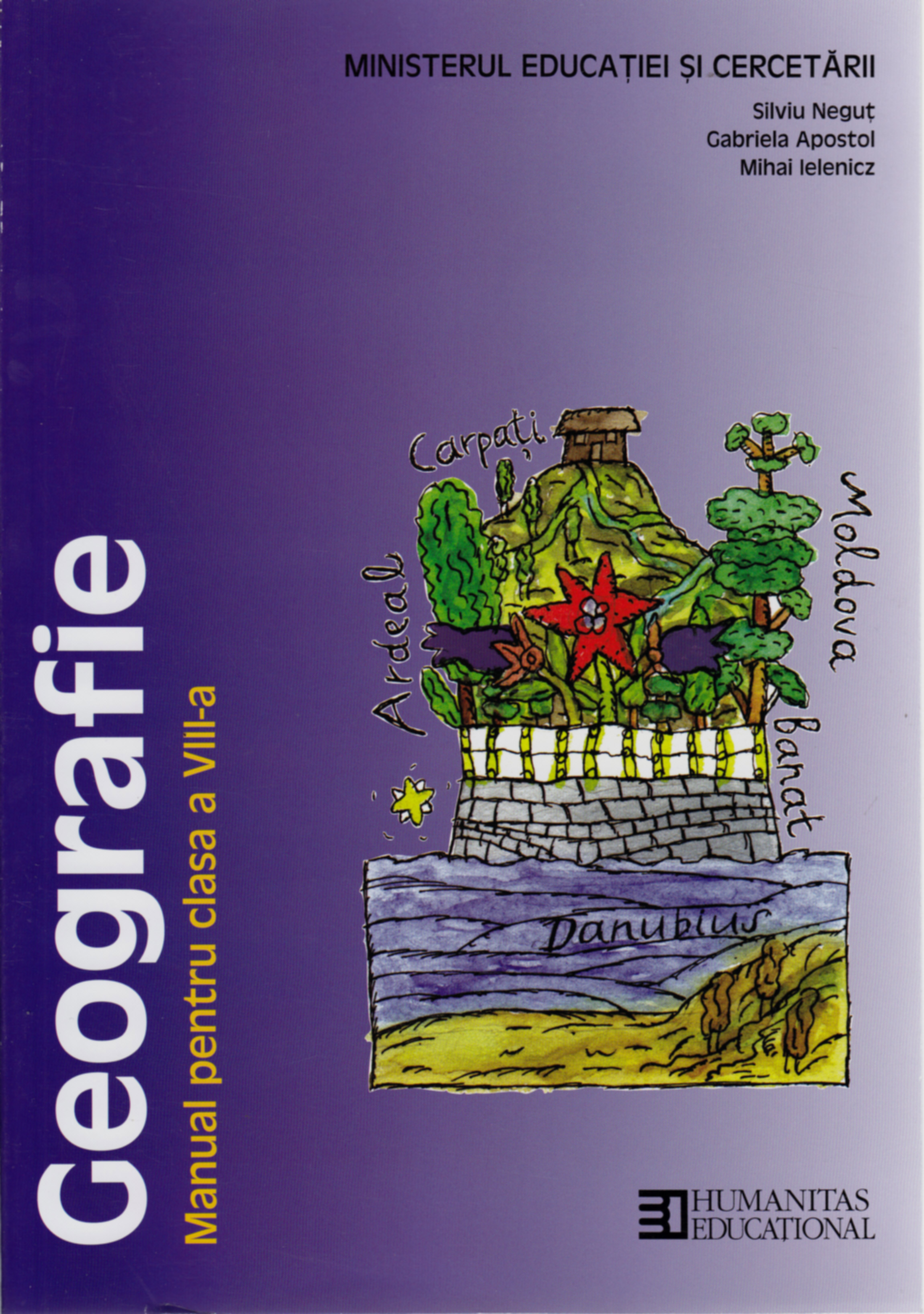 Coperta cărții 'Geografie Cls 8 Ed.2014 - Silviu Negut, Gabriela Apostol'