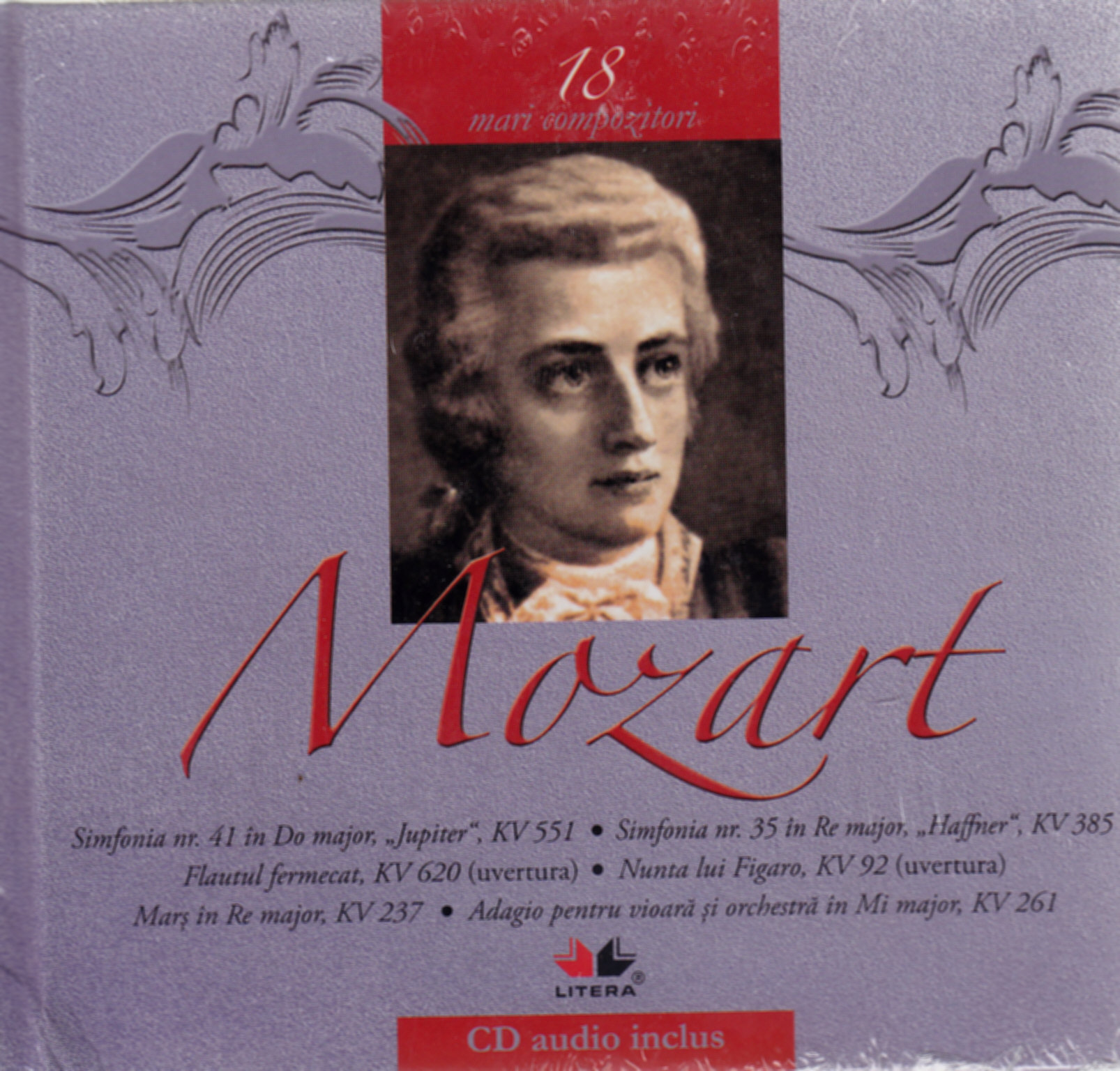 Coperta cărții 'Mari Compozitori Vol. 18: Mozart'