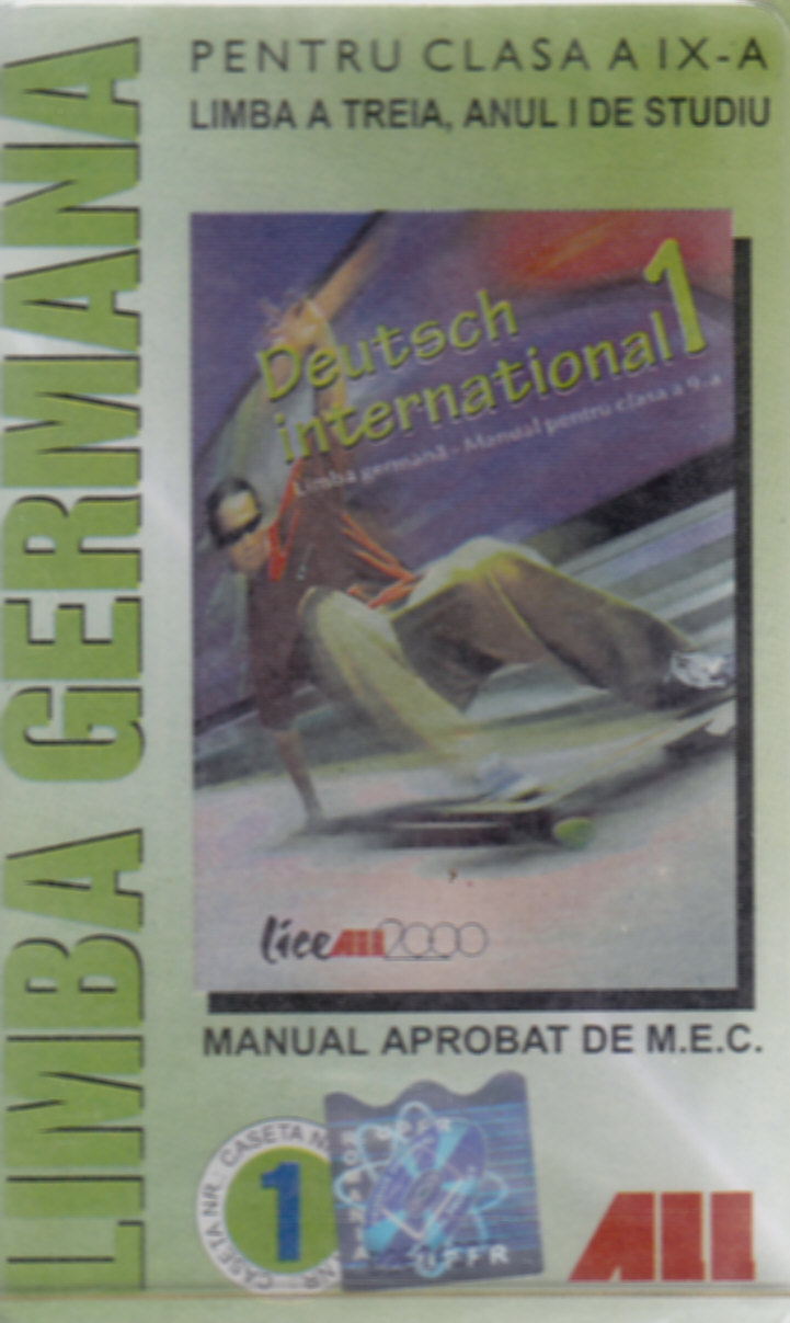 Coperta cărții 'Germana Cls 9 Caseta I+Ii - Deutsch International 1'