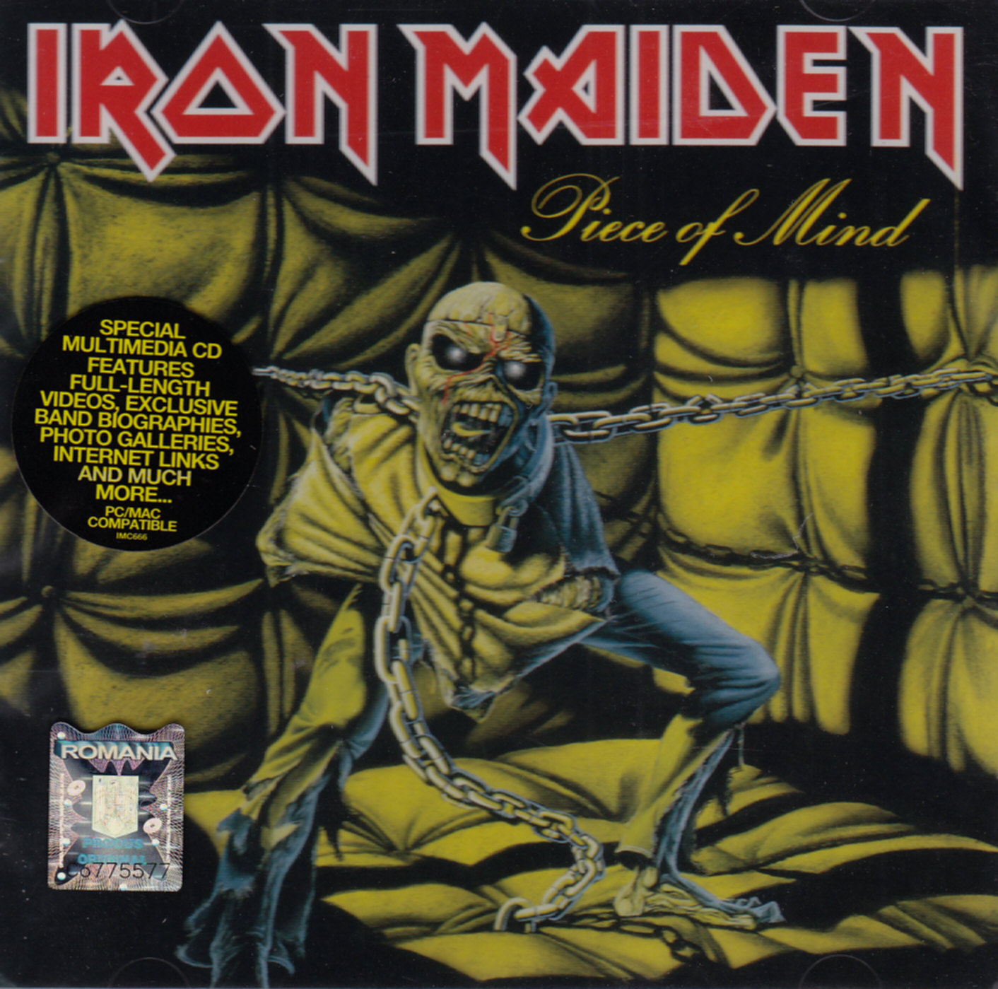 CD Iron Maiden - Piece of mind