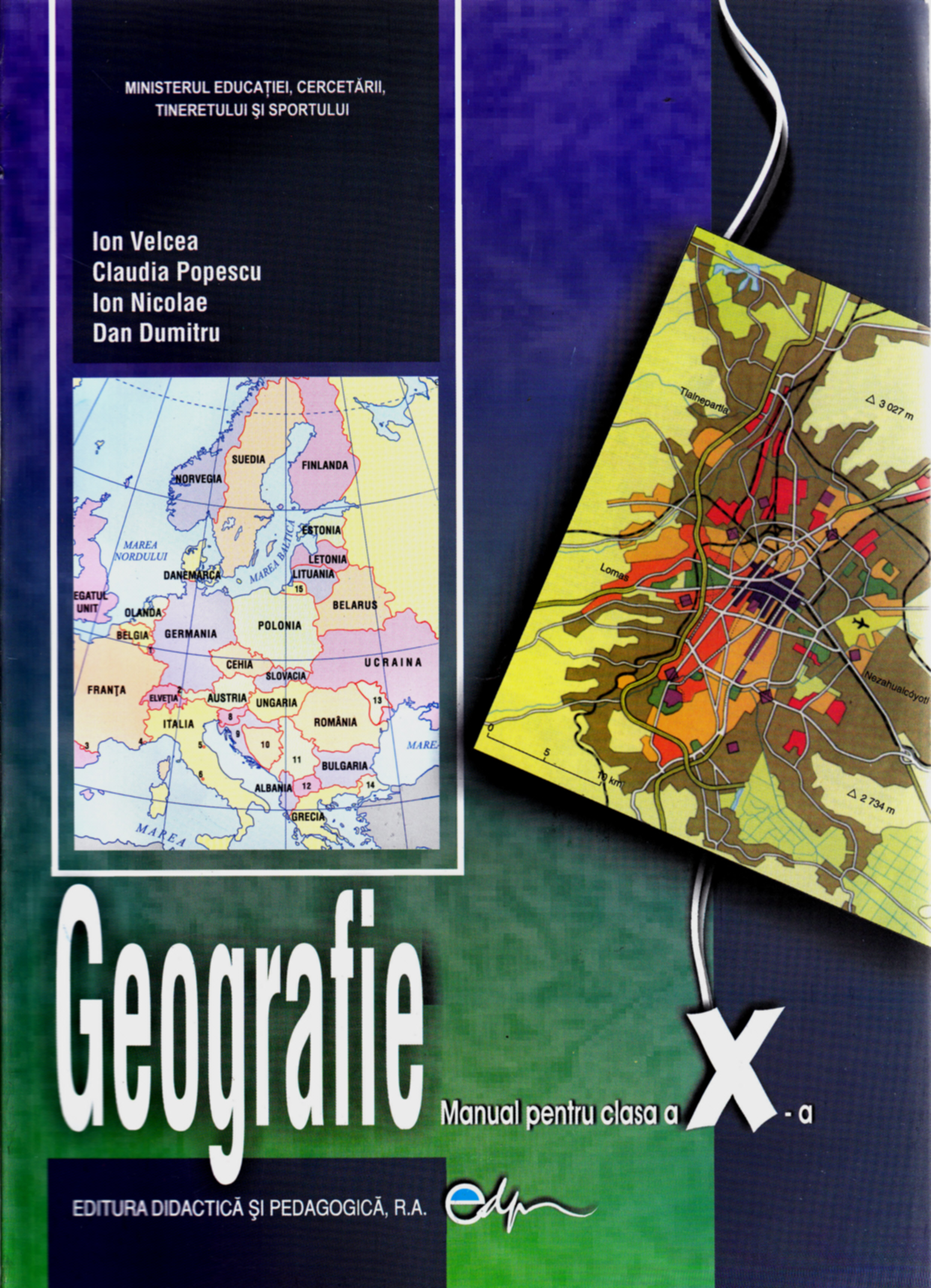Manual geografie clasa 10 2011 - Ion Velcea