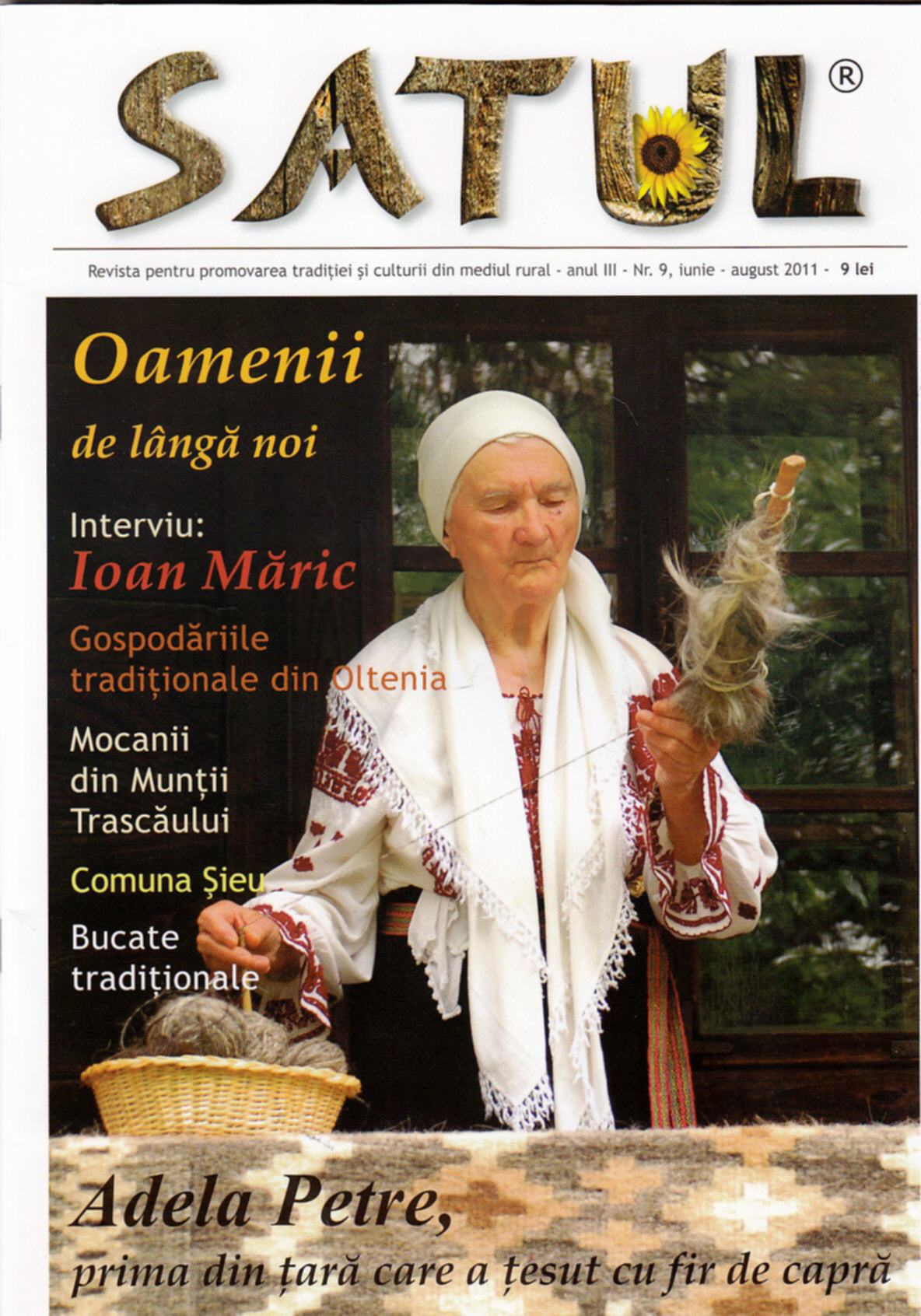 Coperta cărții 'Revista Satul. The Village Nr. 9 Iunie - August 2011'