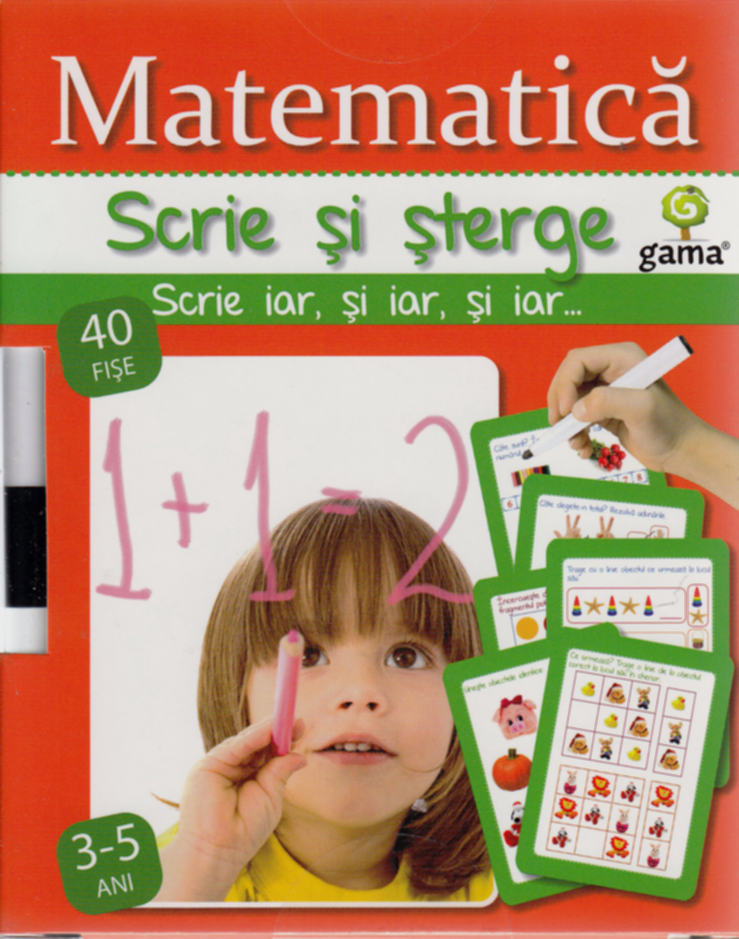Scrie Si Sterge - Matematica 3-5 Ani
