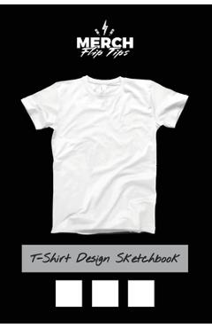 Coperta cărții 'T-Shirt Design Sketchbook: Black and White Tees Template for Your T-Shirt Design Ideas - Mr Tee Maker'