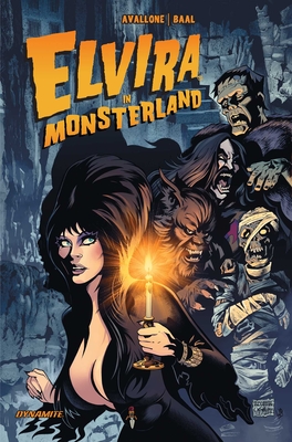 Coperta cărții 'Elvira in Monsterland - David Avallone'
