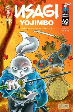 Coperta cărții 'Usagi Yojimbo: 40th Anniversary Reader - Stan Sakai'
