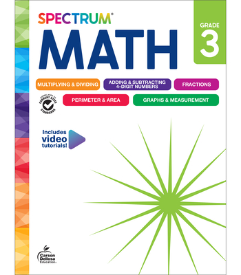 Spectrum Math Workbook, Grade 3 - Spectrum