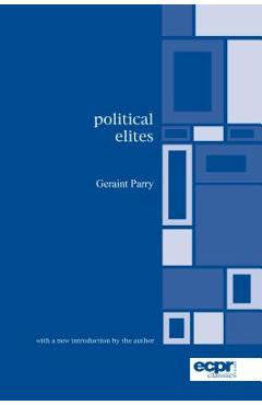 Coperta cărții 'Political Elites - Geraint Parry'