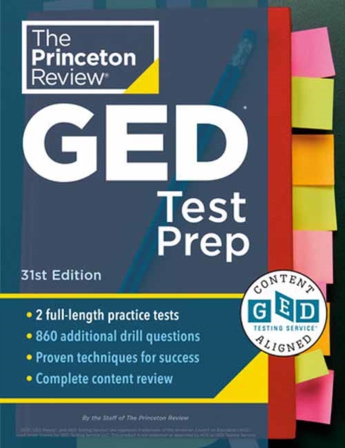 Princeton Review GED Test Prep, 31st Edition: 2 Practice Tests + Review & Techniques + Online Features - The Princeton Review