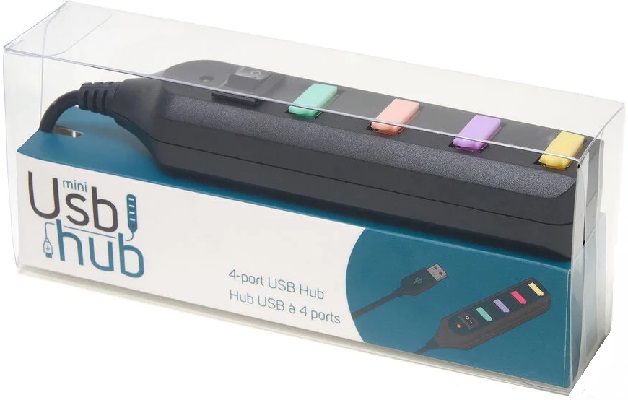 Mini USB Hub: Negru