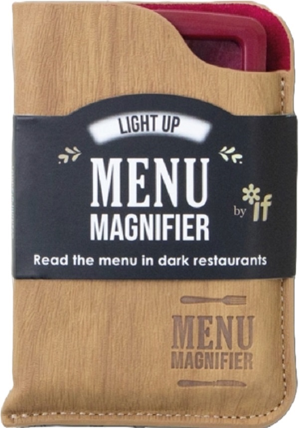 Lupa. Light Up Menu Magnifier. Wine