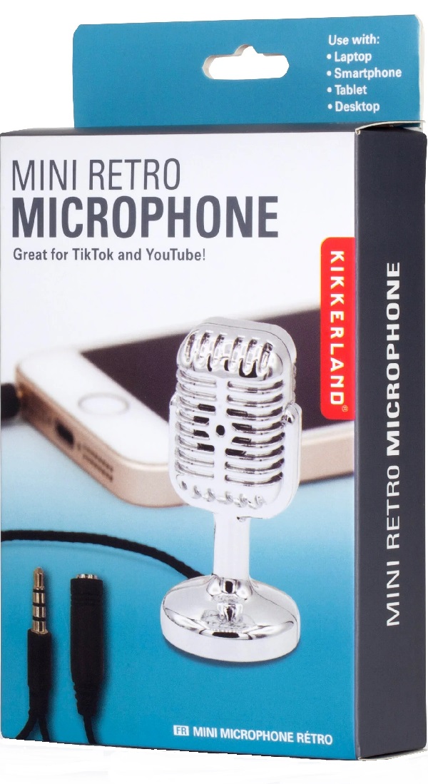 Mini Microfon Karaoke. Retro