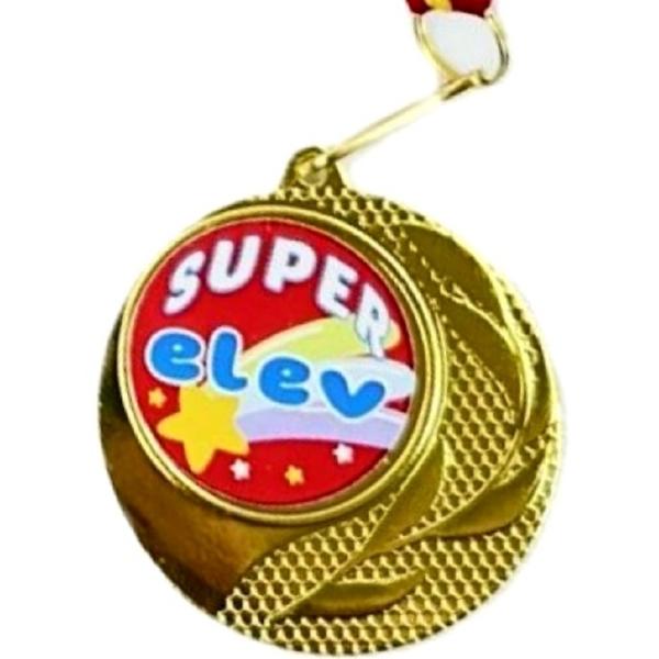 Medalie super elev + Snur tricolor