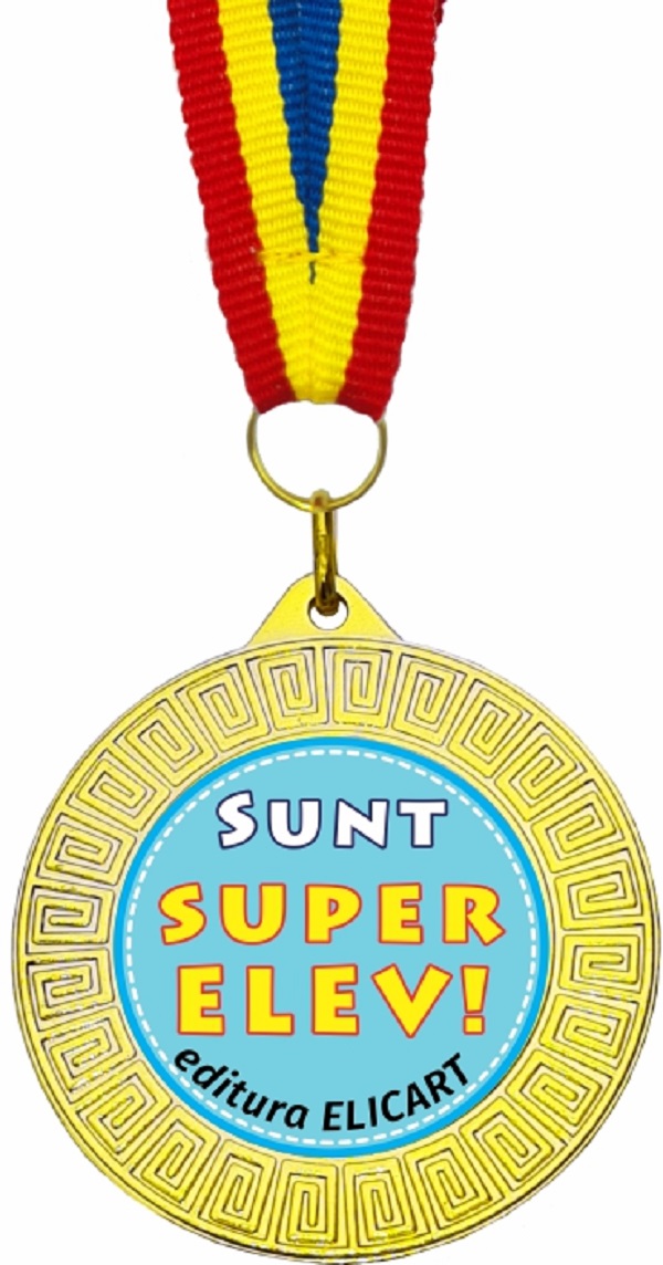 Medalie super elev + Snur tricolor