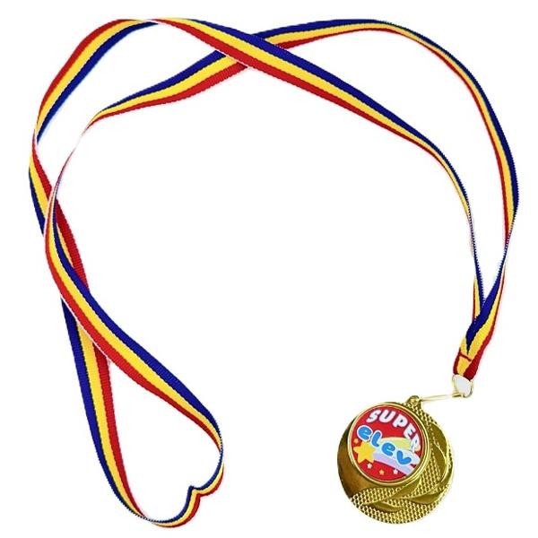Medalie super elev + Snur tricolor