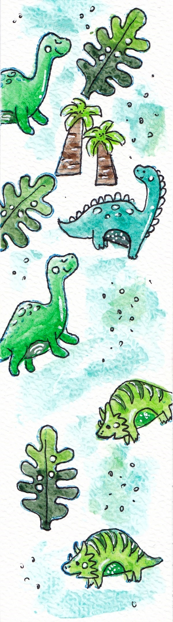 Semn de carte: Dinozauri