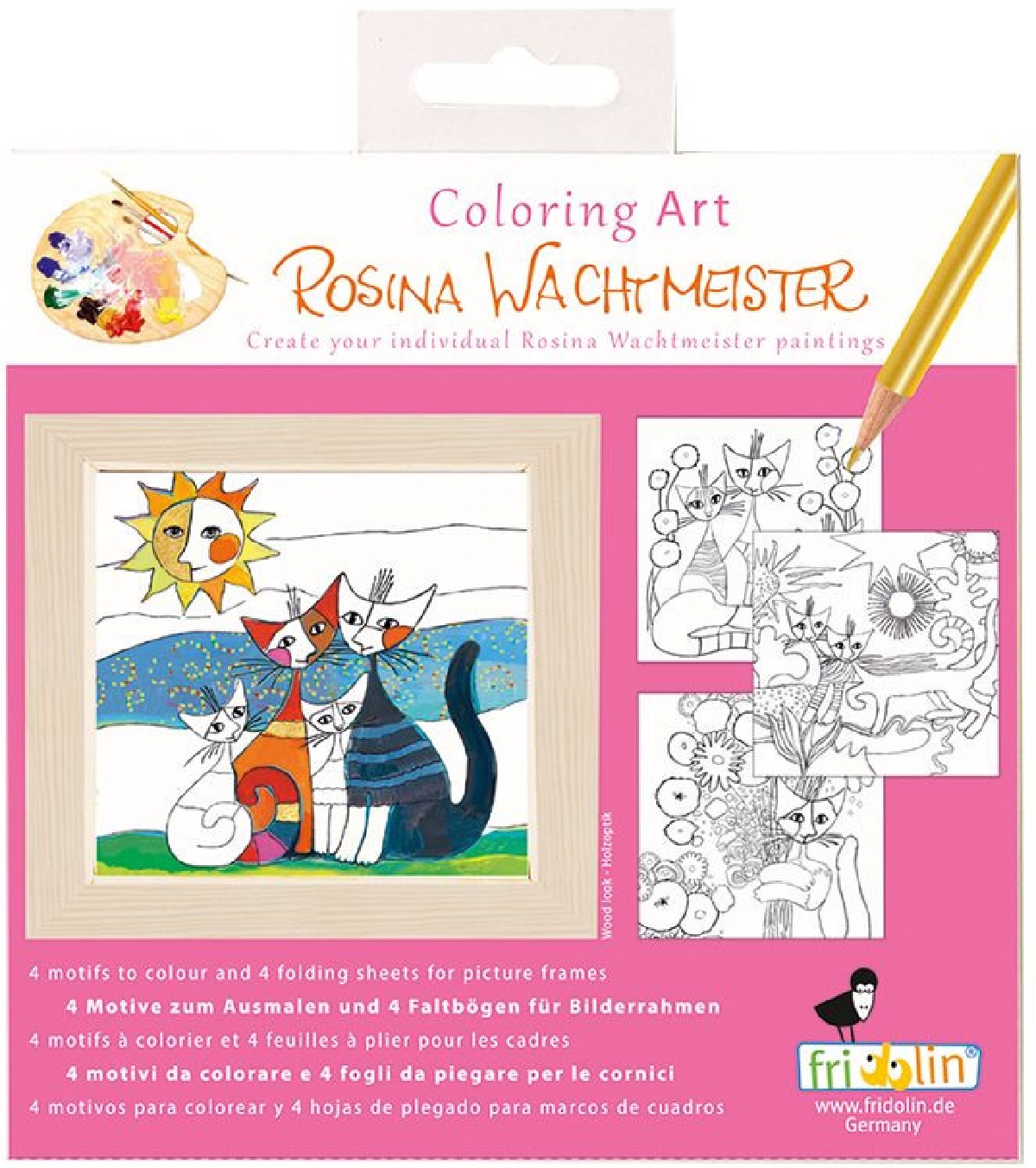 Coli de colorat cu pisici. Rosina Wachtmeister