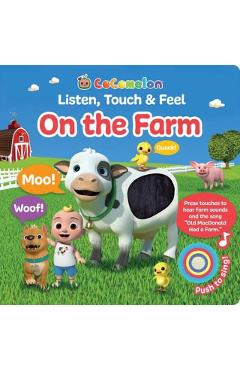 Cocomelon Listen, Touch & Feel on the Farm - Cocomelon Licensed Art