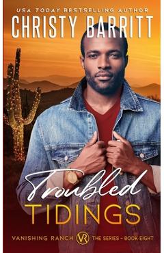 Coperta cărții 'Troubled Tidings: A Christmas novella - Christy Barritt'